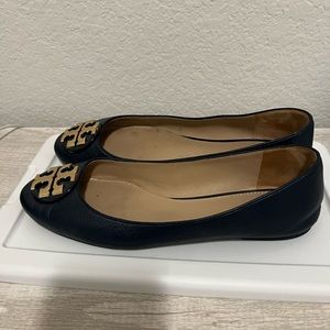 Navy Blue Tory Burch flats
